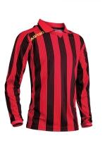 Langarm-Sport-Shirt Vertical v. Acerbis , rot-schwarz , Gr. L