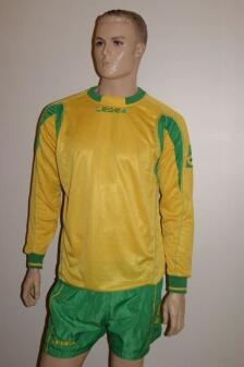 14 Legea-Fußball-Trikot-Sets - Lugano gelb / grün