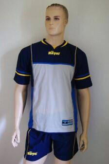 14 Fußballl-Trikot-Sets - LINX von ROYAL blau / gelb