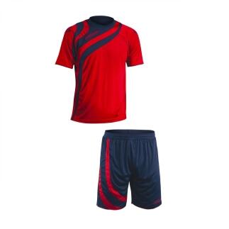 10 Kurzarm-Fußball-Sets Alkman v. Acerbis , bordeaux-blau ,L,XL